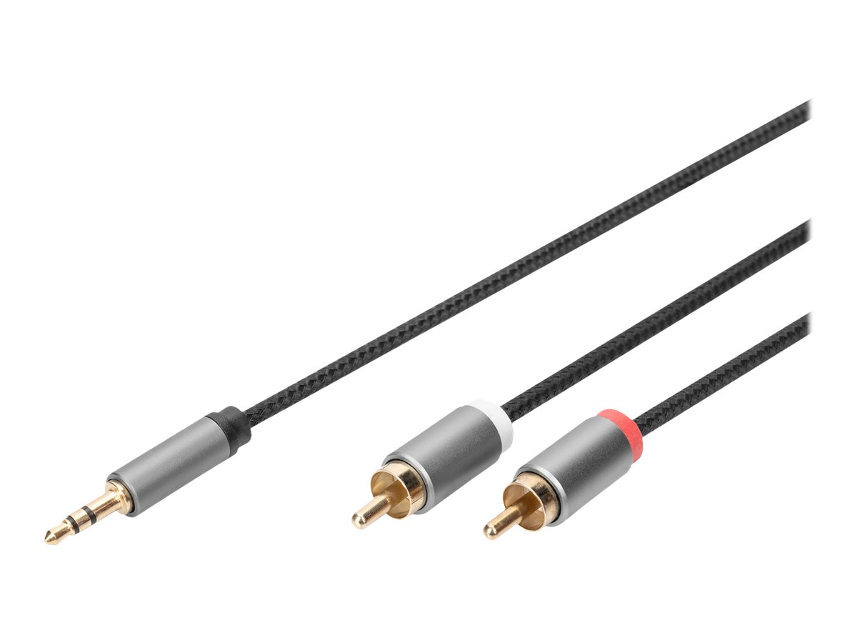 Digitus Cavo adattatore audio, da 3,5 mm jack a cinch