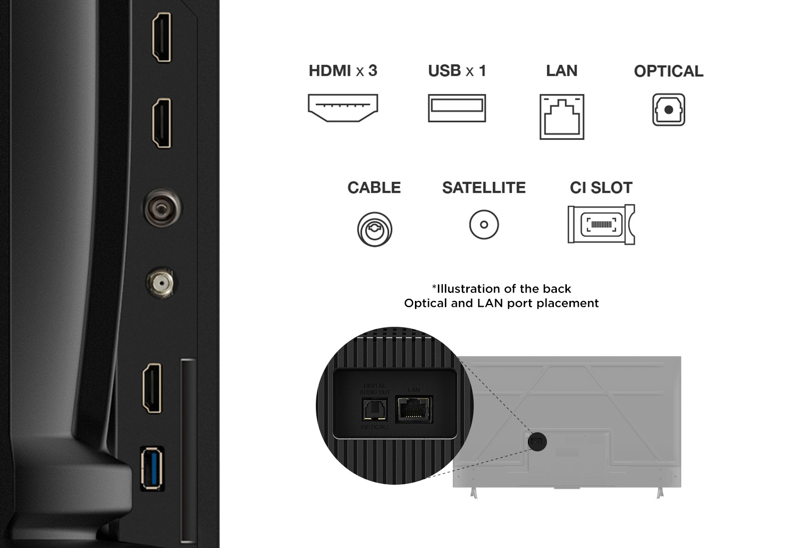 TCL V6C 55V6C TV 55 4K Ultra HD Smart Wi-Fi Metallic 270 - Flachbildschirm (TFT/LCD) - 139,7 cm