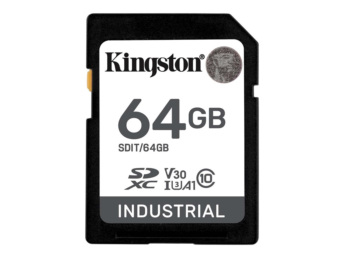 Kingston 64G SDXC Industrial pSLC - Extended Capacity SD (SDXC)