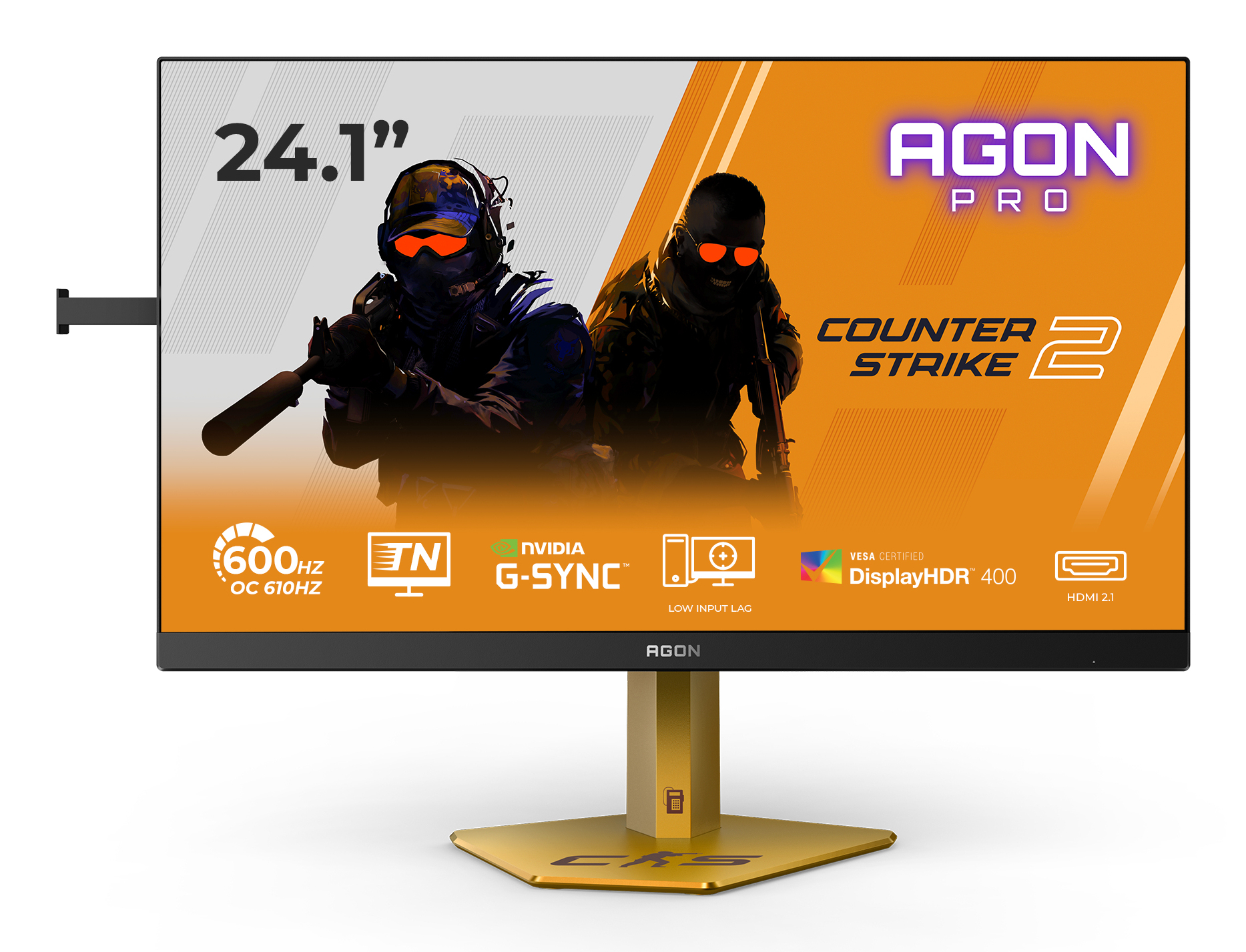 AOC AGON PRO CS24A pantalla para PC 61,2 cm (24.1) 1920 x 1080 Pixeles Full HD LED Negro