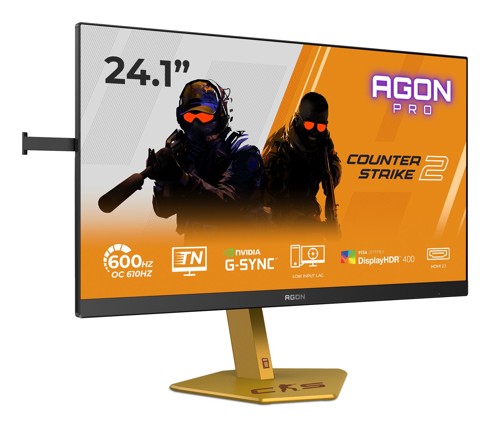 AOC AGON PRO CS24A pantalla para PC 61,2 cm (24.1) 1920 x 1080 Pixeles Full HD LED Negro