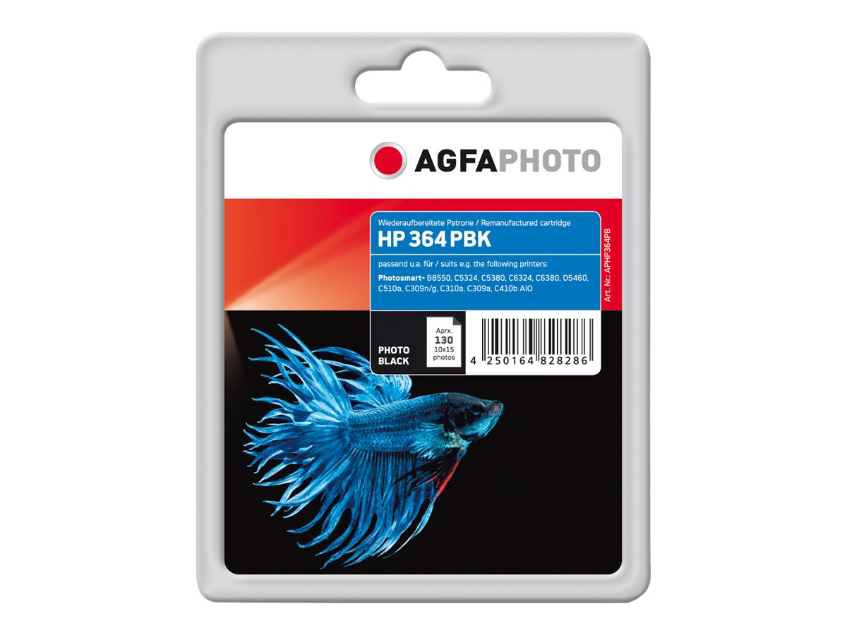 AgfaPhoto 5 ml - Photo schwarz - kompatibel - Tintenpatrone (Alternative zu: HP 364, HP CB317EE)