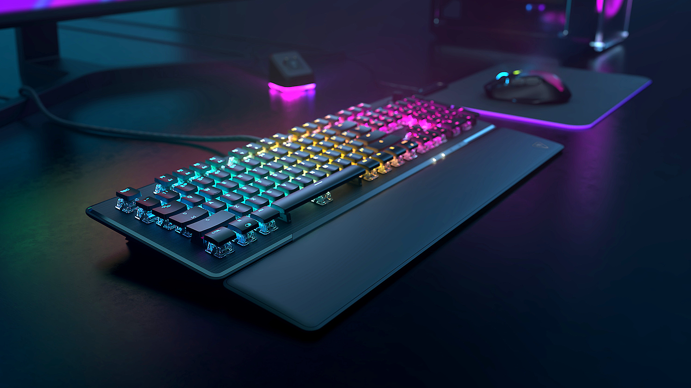 Turtle Beach Vulcan II keyboard Gaming USB German Black