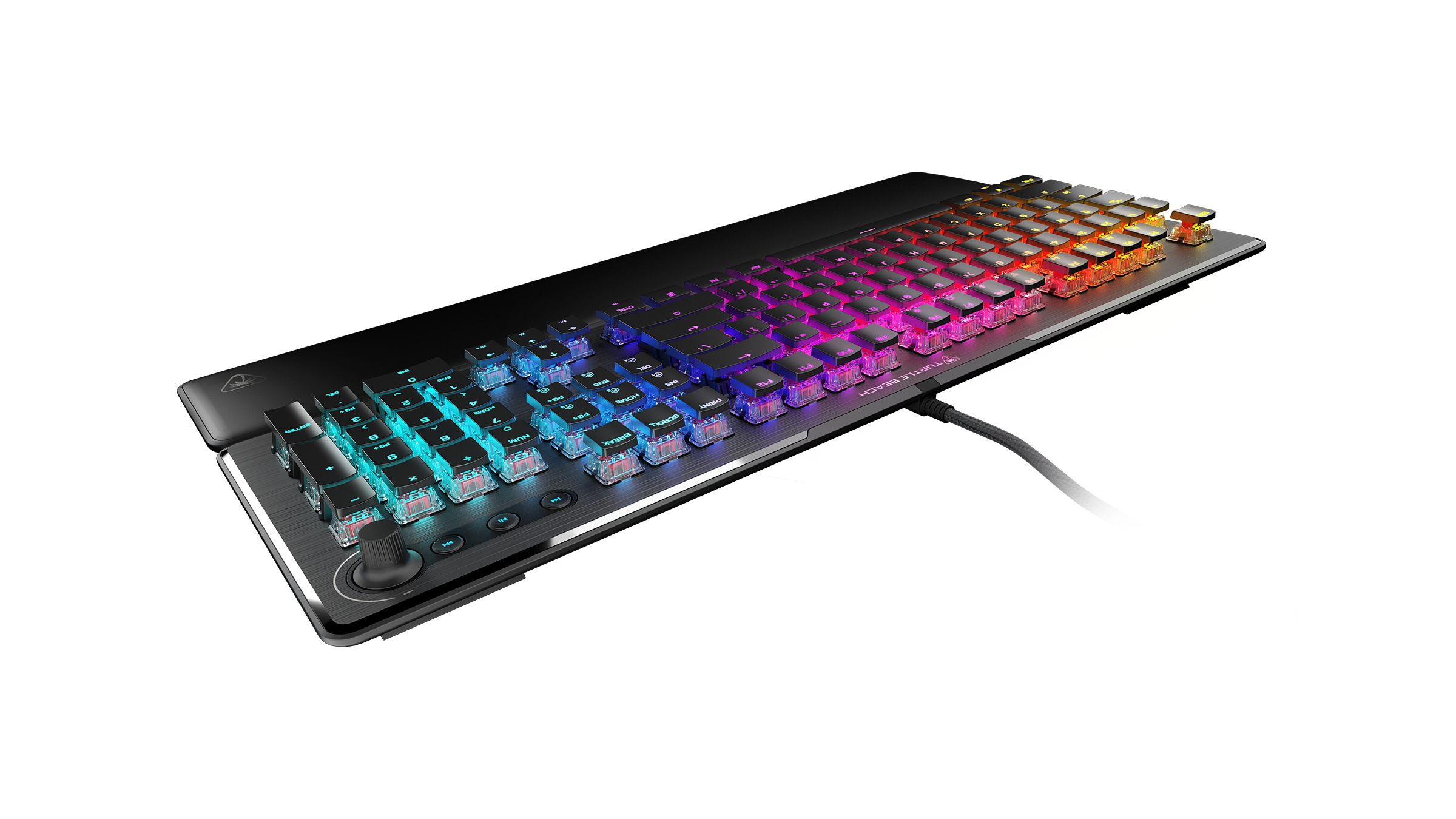 Turtle Beach Vulcan II keyboard Gaming USB German Black