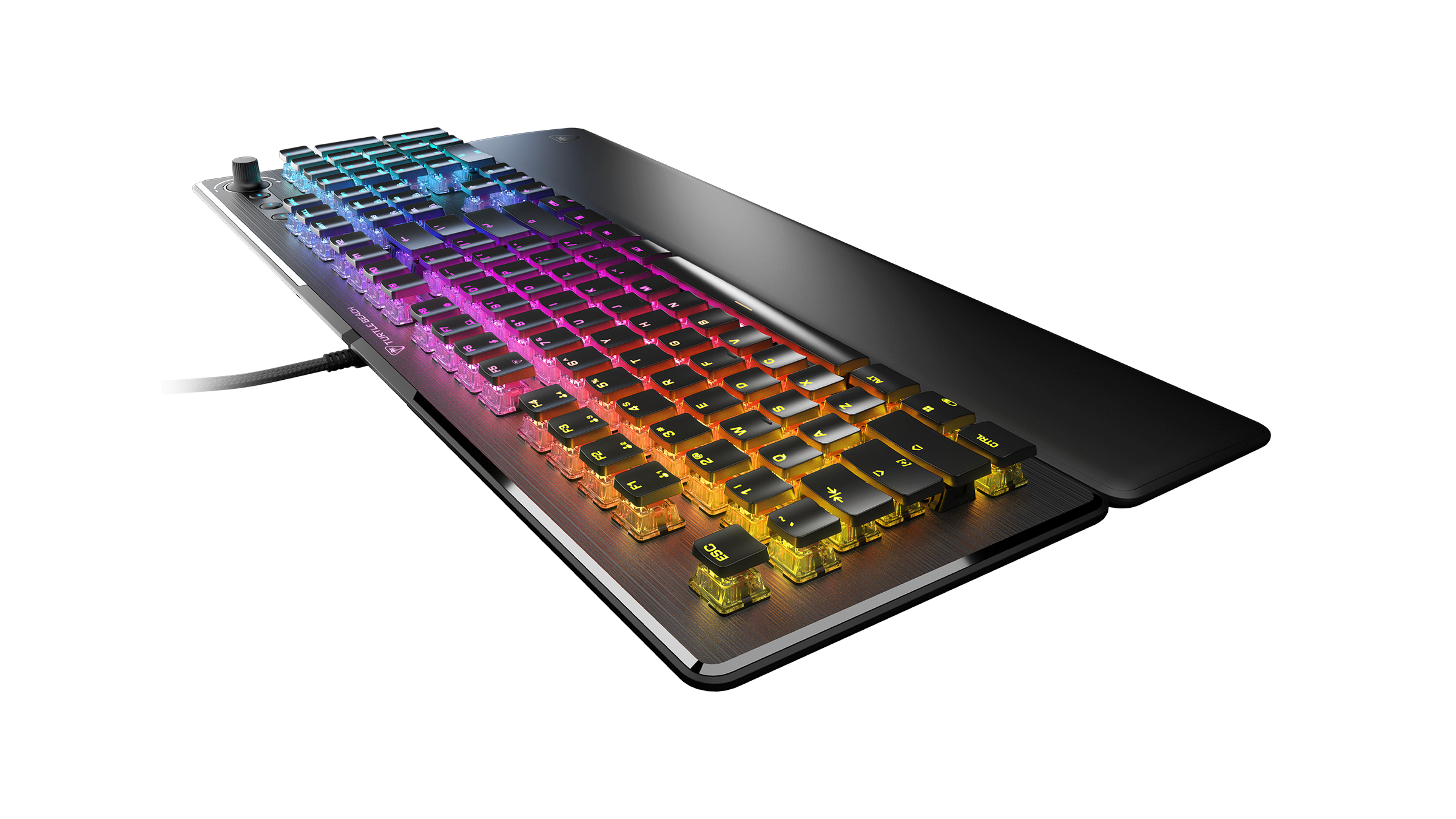 Turtle Beach Vulcan II keyboard Gaming USB German Black