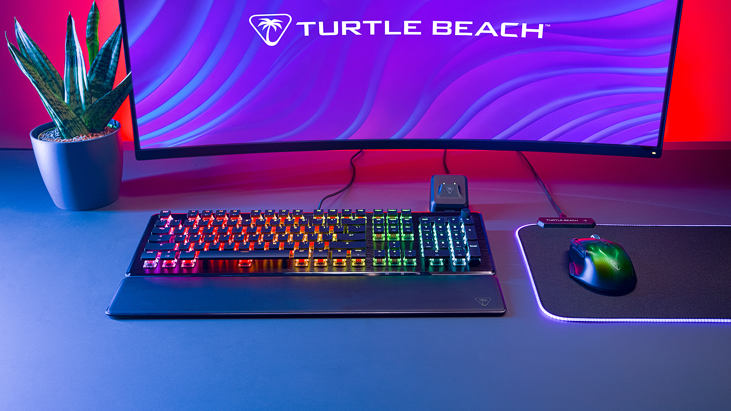 Turtle Beach Vulcan II keyboard Gaming USB German Black