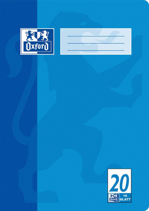 Oxford 100050306 writing notebook A4 Blue