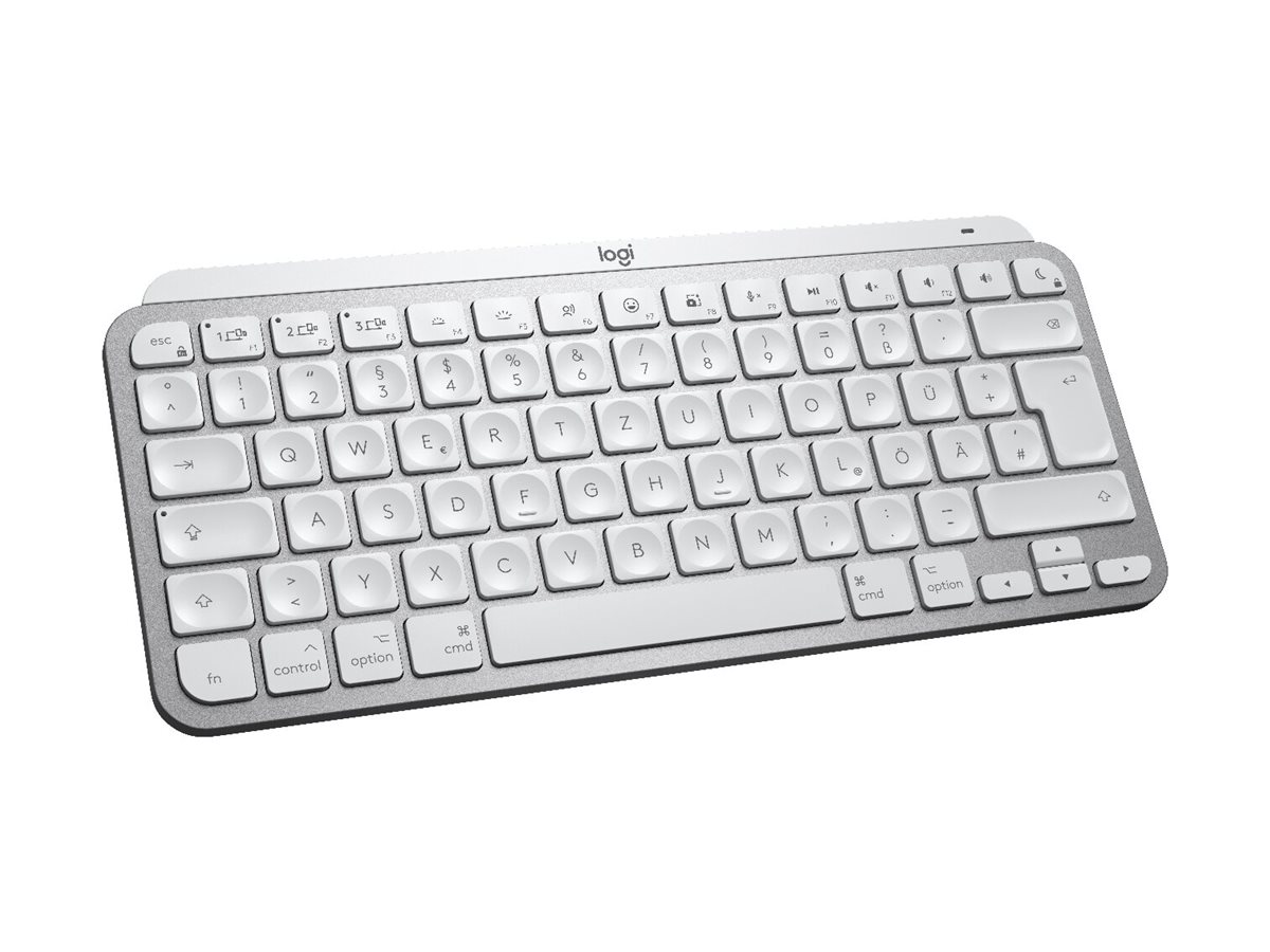 Logitech MX Keys Mini For Mac tastiera Casa/ufficio Bluetooth QWERTZ Svizzere Nero, Grigio