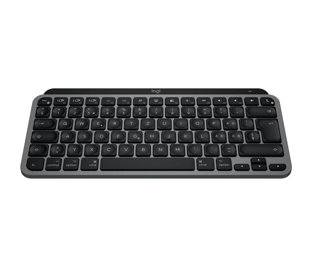 Logitech MX Keys Mini For Mac tastiera Casa/ufficio Bluetooth QWERTZ Svizzere Nero, Grigio