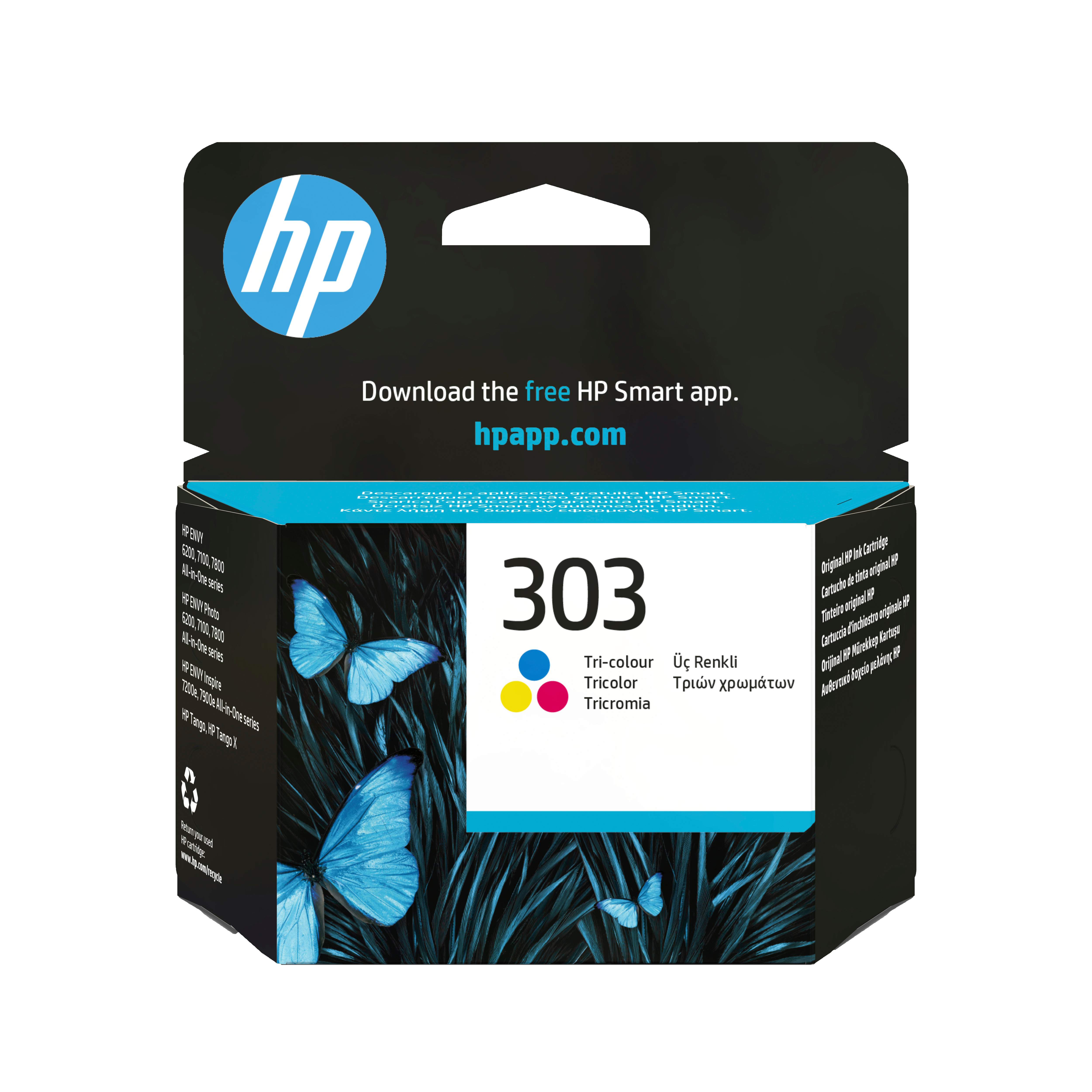 HP 303 Tri-color Original Ink Cartridge - Original - Tintenpatrone