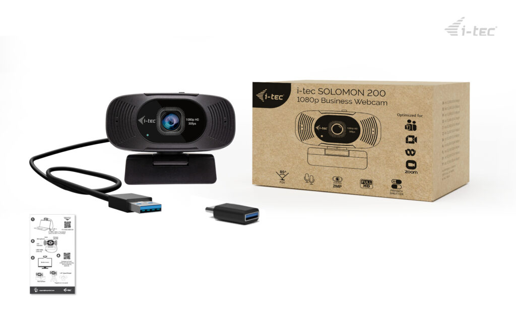 i-tec SOLOMON 200 1080p Business Webcam