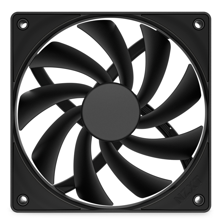 NZXT RF-Q12SF-B2 syst�me de refroidissement d ordinateur Boitier PC Ventilateur 12 cm Noir 1 pi�ce(s)