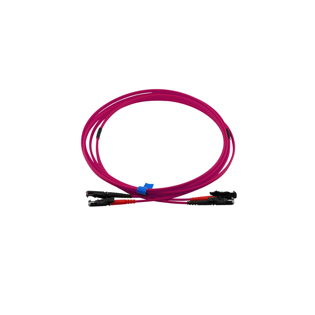 BlueOptics Duplex LWL Patchkabel E2000-E2000 Multimode OM4 - Multimode-Faser - Duplex