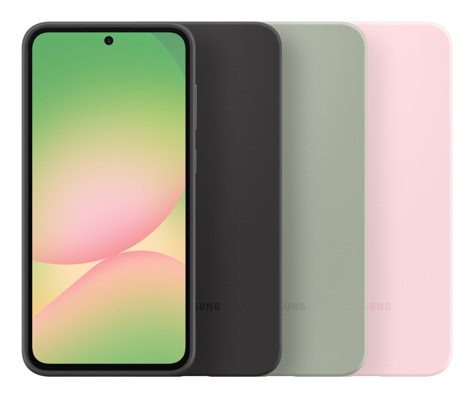 Samsung A56 Silicone Case Sage Green