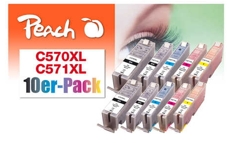 Peach PI100-311 cartouche dencre Noir, Cyan, Magenta, Jaune