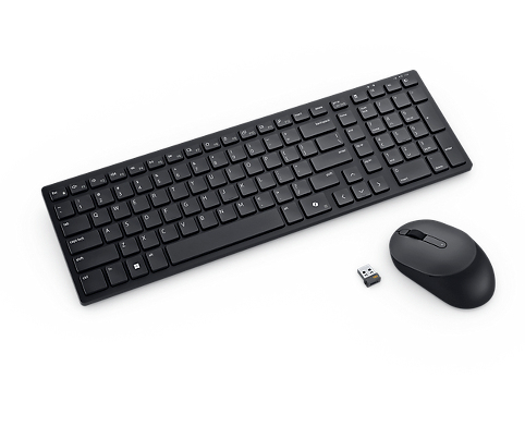 Dell Pro KM555 - Tastatur-und-Maus-Set - leise