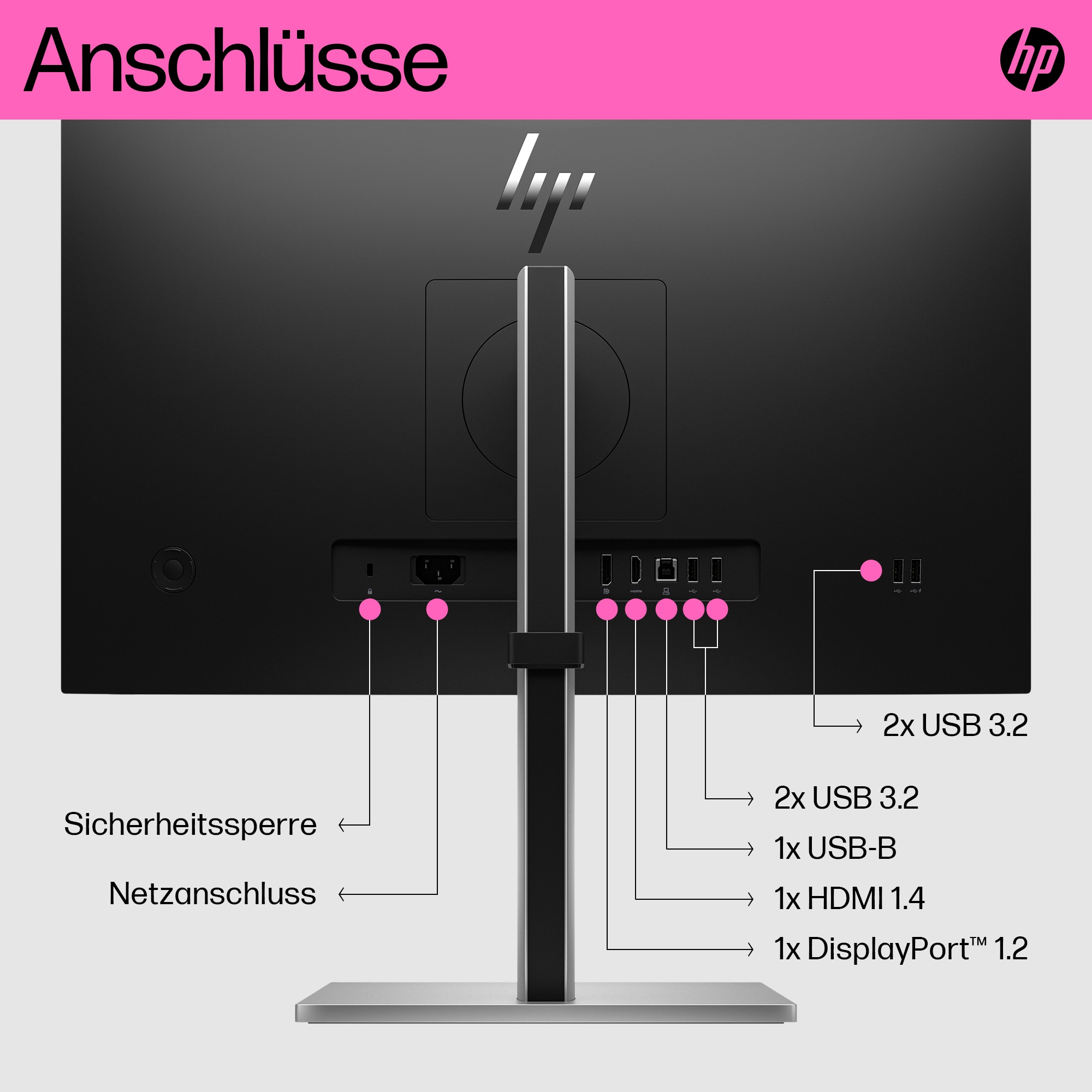 HP Monitor FHD E24t G5 con pantalla t�ctil