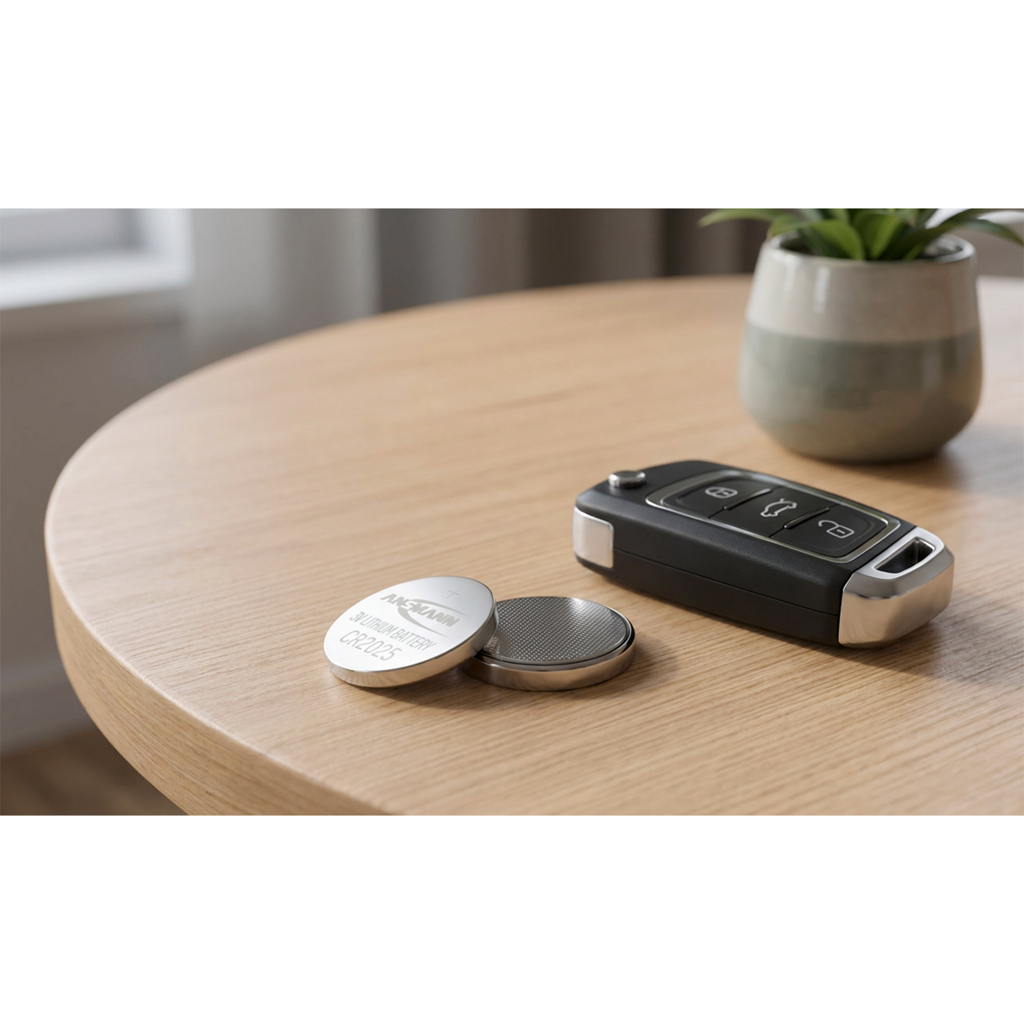 Ansmann 1516-0263 CR2025 Autoschl�ssel Car key Lithium Knopfzelle 1er Blister