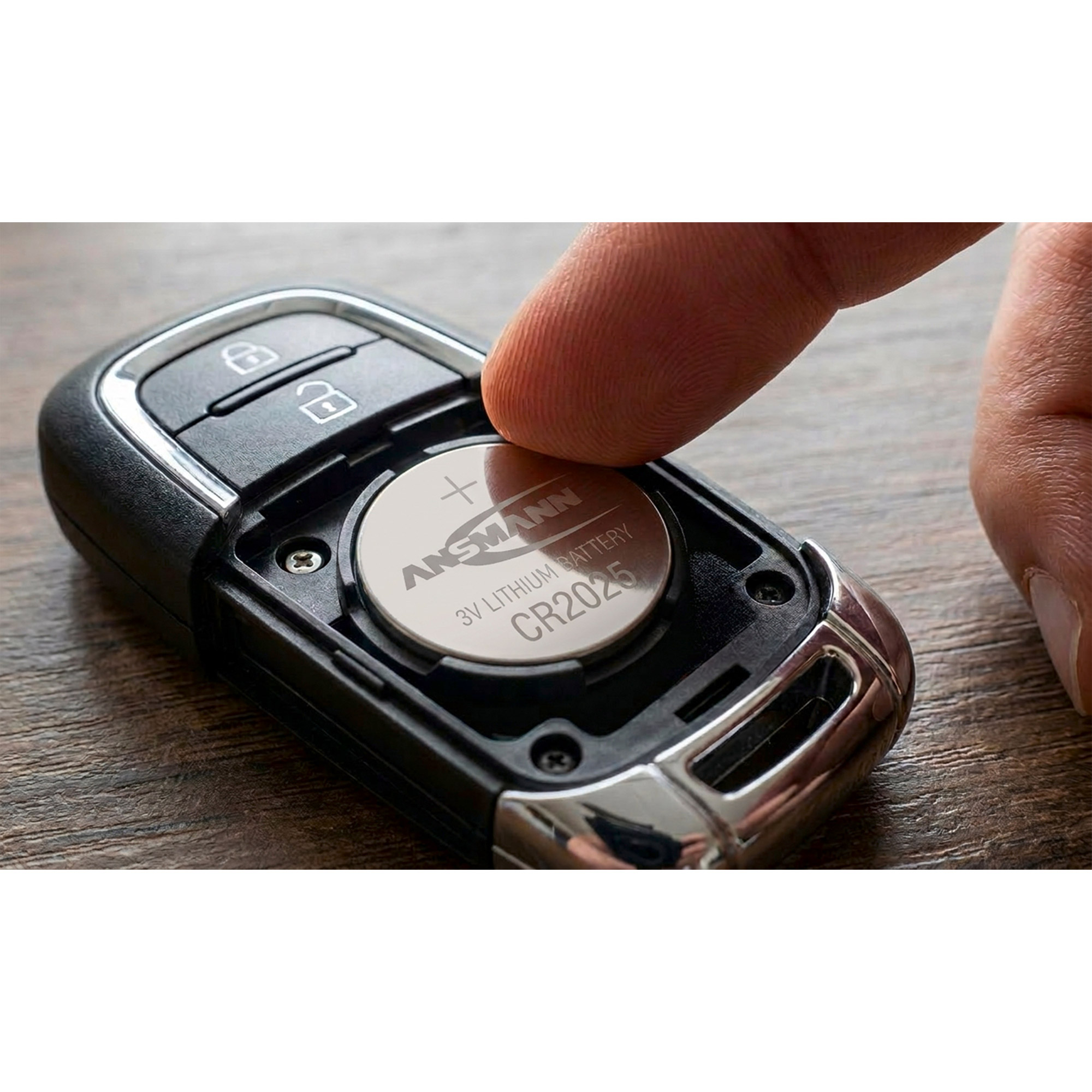 Ansmann 1516-0263 CR2025 Autoschl�ssel Car key Lithium Knopfzelle 1er Blister