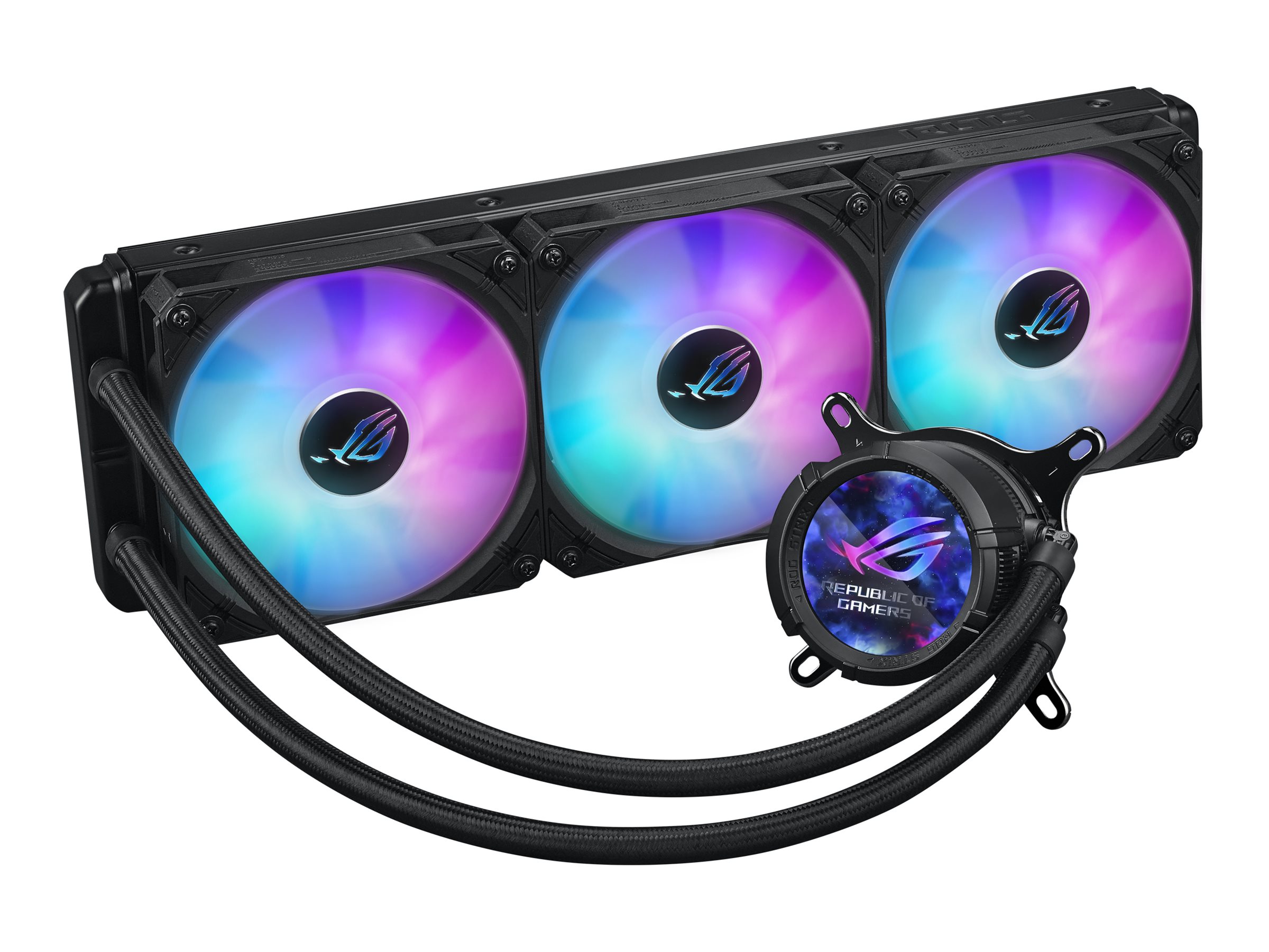 ASUS ROG STRIX LC III 360 ARGB LCD - Prozessor-Fl�ssigkeitsk�hlsystem - (f�r: LGA1700, LGA1200, LGA115x Socket, AM4, AM5)