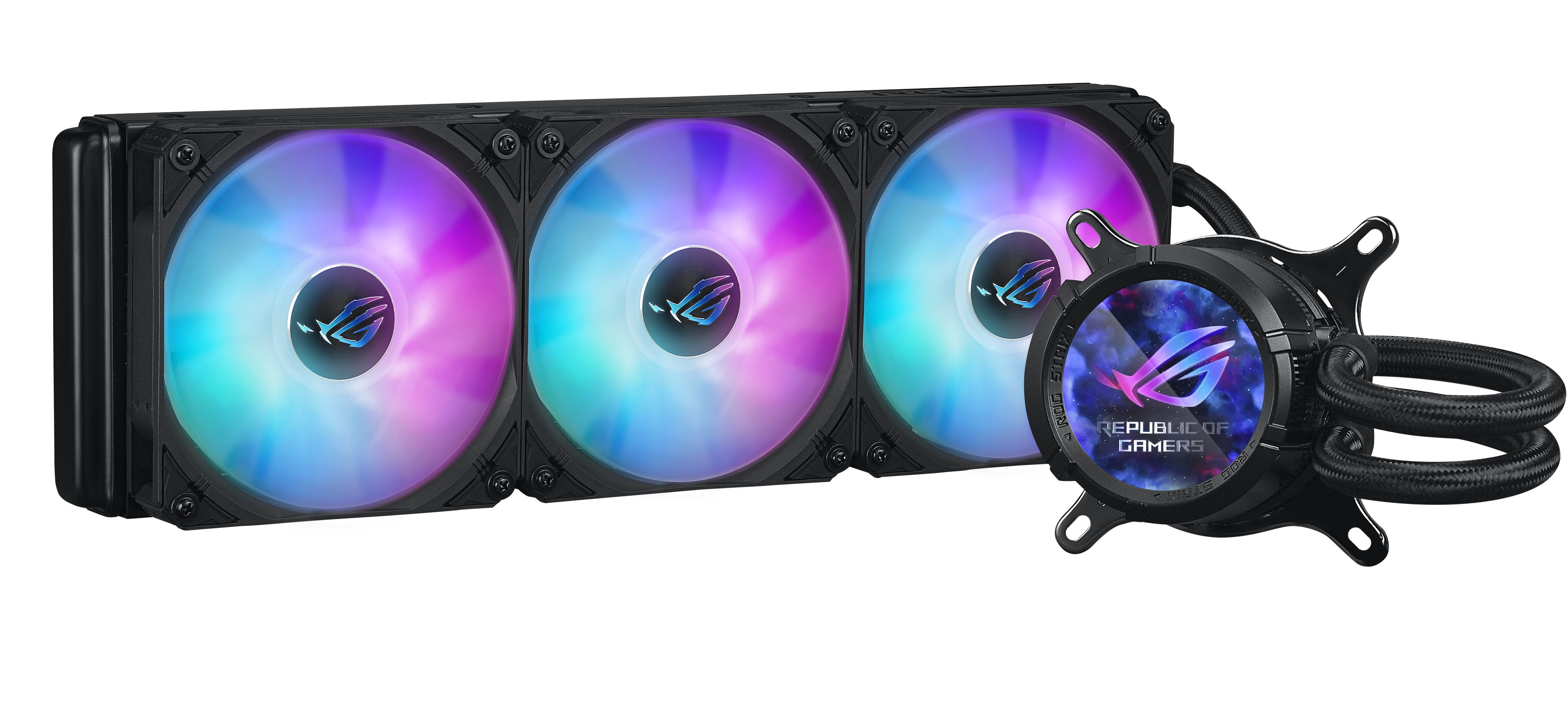 ASUS ROG STRIX LC III 360 ARGB LCD - Prozessor-Fl�ssigkeitsk�hlsystem - (f�r: LGA1700, LGA1200, LGA115x Socket, AM4, AM5)