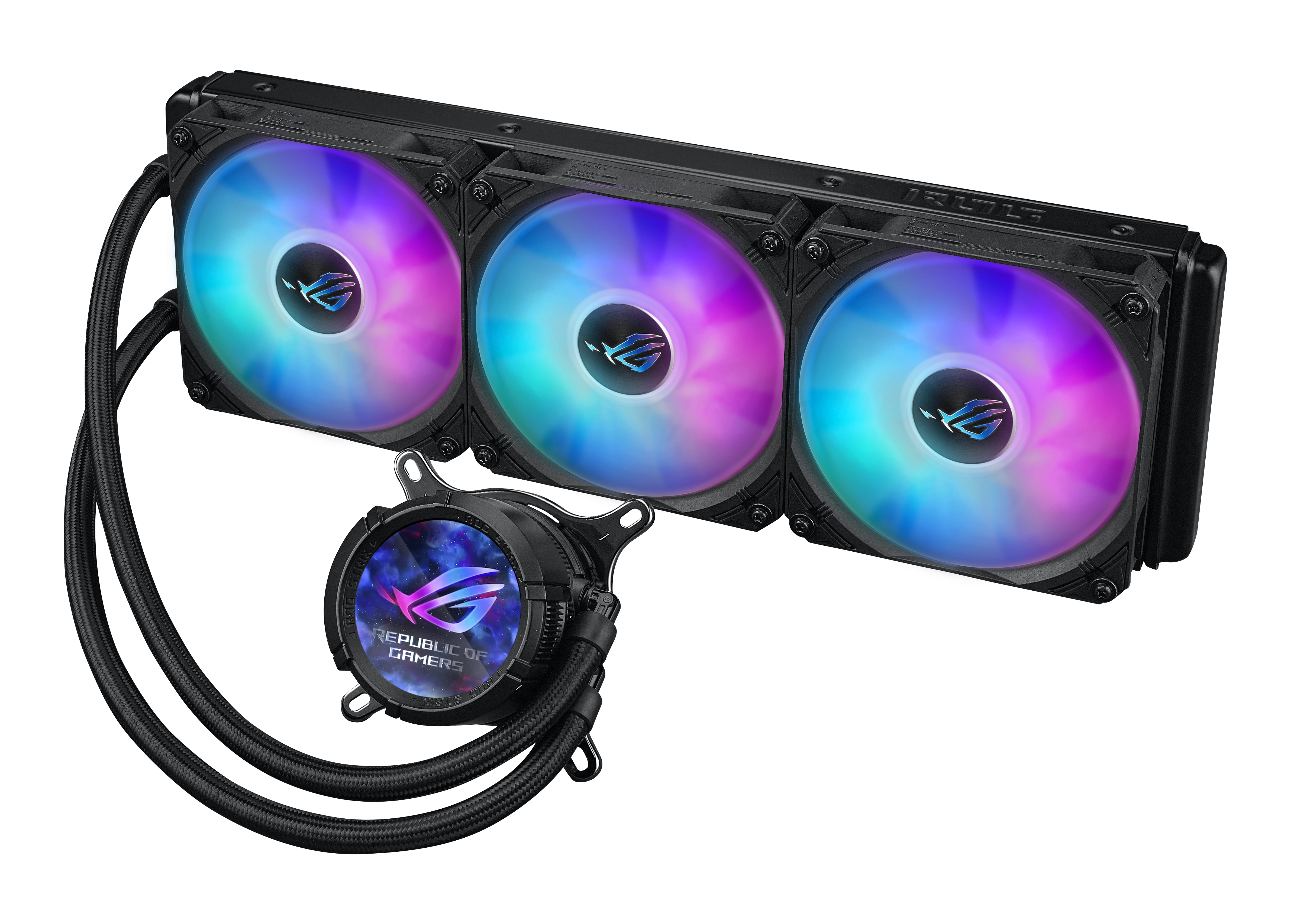 ASUS ROG STRIX LC III 360 ARGB LCD - Prozessor-Fl�ssigkeitsk�hlsystem - (f�r: LGA1700, LGA1200, LGA115x Socket, AM4, AM5)