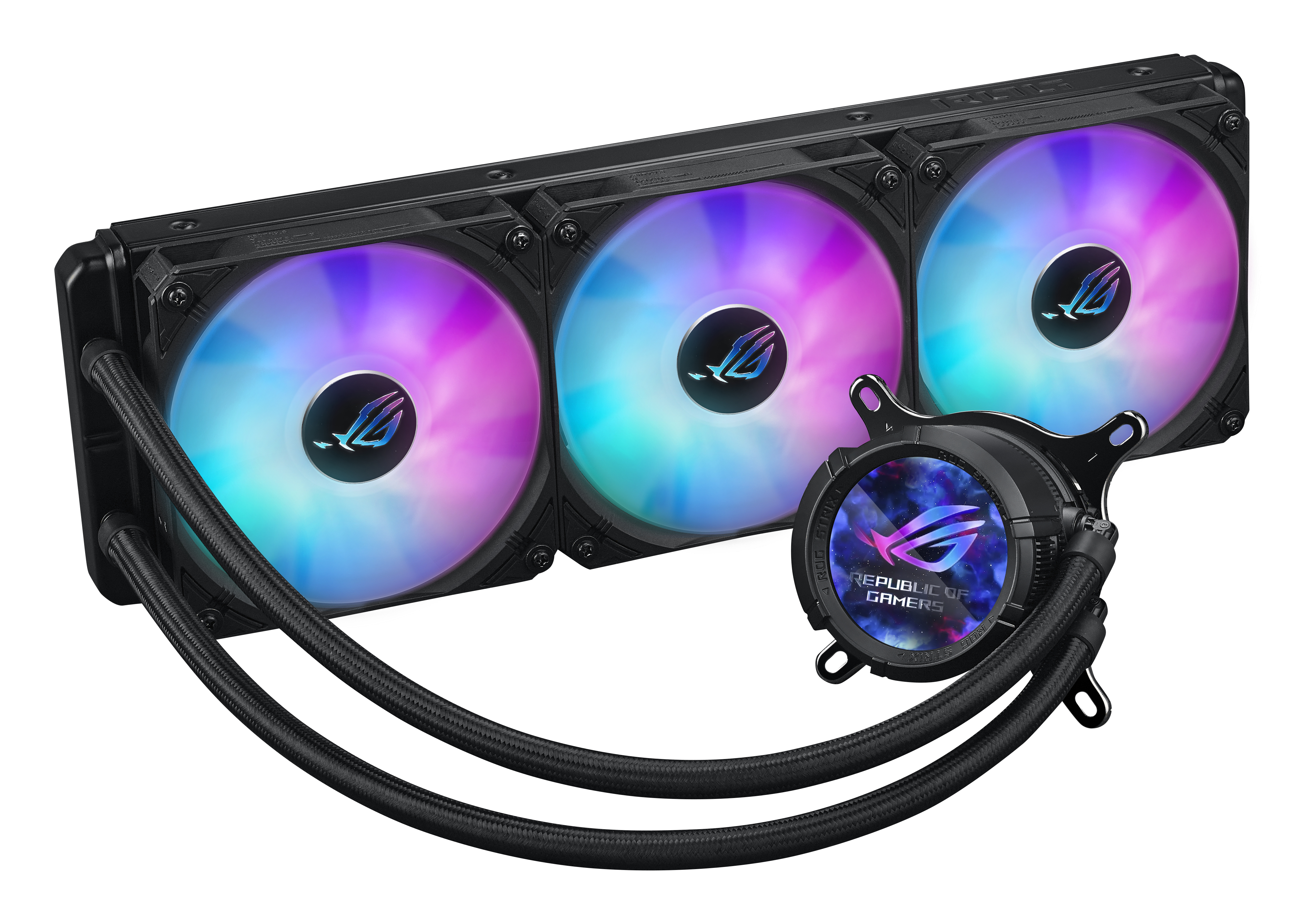 ASUS ROG STRIX LC III 360 ARGB LCD - Prozessor-Fl�ssigkeitsk�hlsystem - (f�r: LGA1700, LGA1200, LGA115x Socket, AM4, AM5)