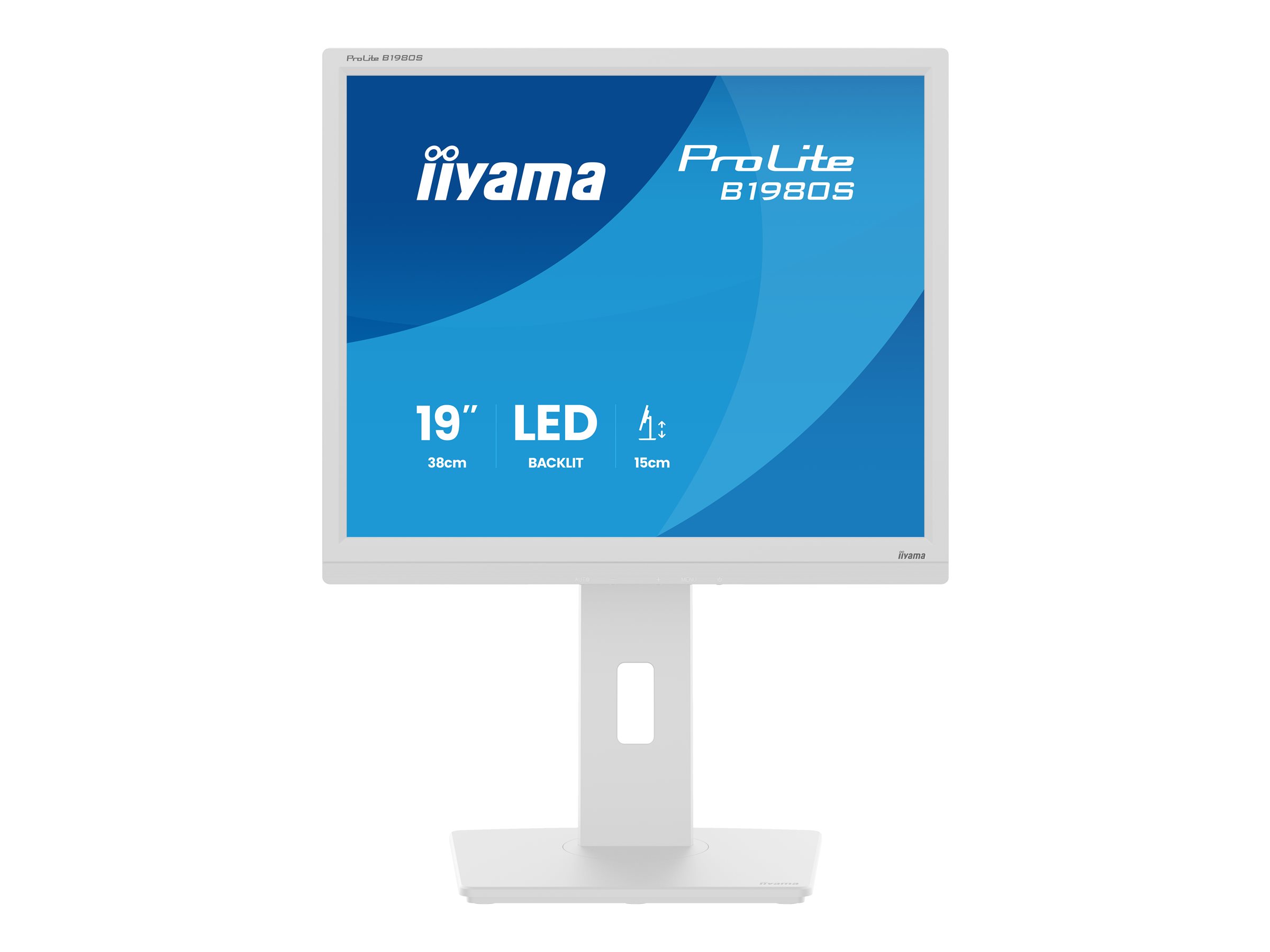 iiyama ProLite B1980S-W1 computer monitor 48.3 cm (19) 1280 x 1024 pixels SVGA LED White