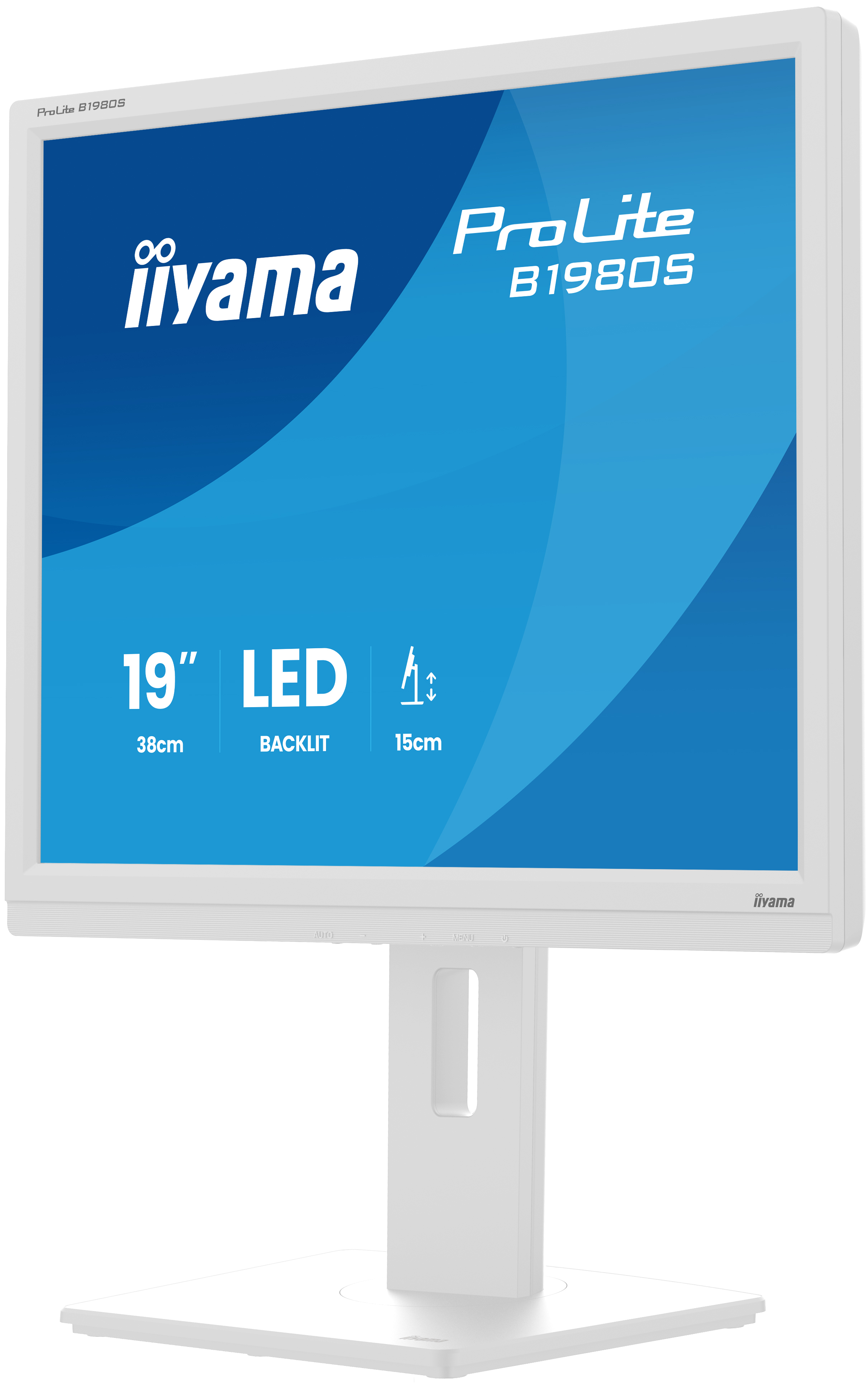 iiyama ProLite B1980S-W1 computer monitor 48.3 cm (19) 1280 x 1024 pixels SVGA LED White