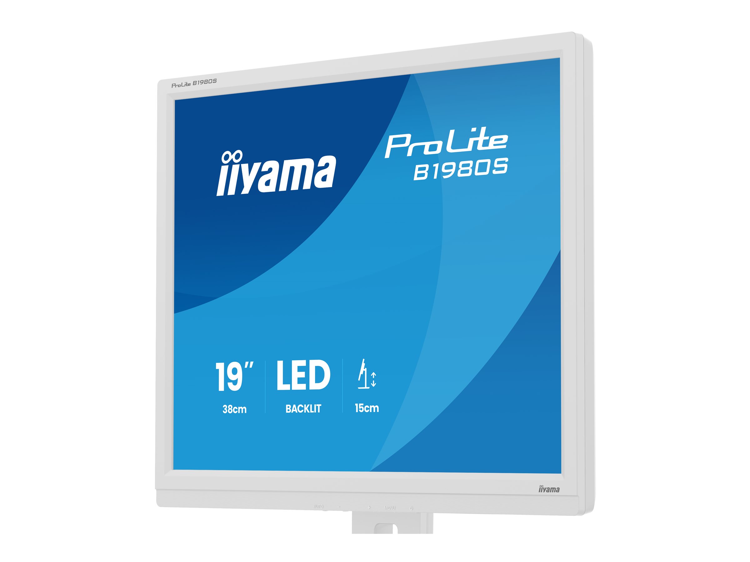 iiyama ProLite B1980S-W1 computer monitor 48.3 cm (19) 1280 x 1024 pixels SVGA LED White