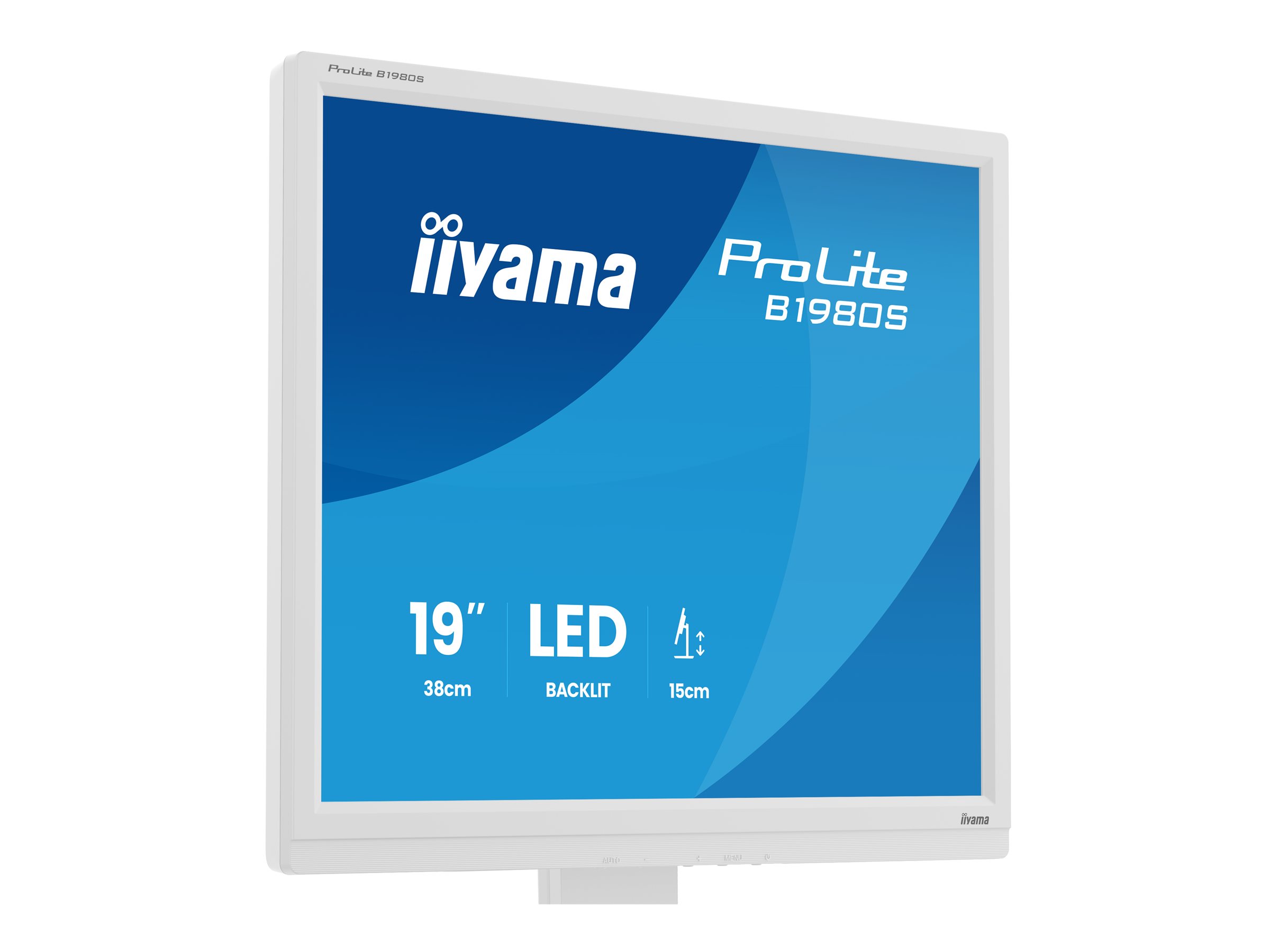 iiyama ProLite B1980S-W1 computer monitor 48.3 cm (19) 1280 x 1024 pixels SVGA LED White