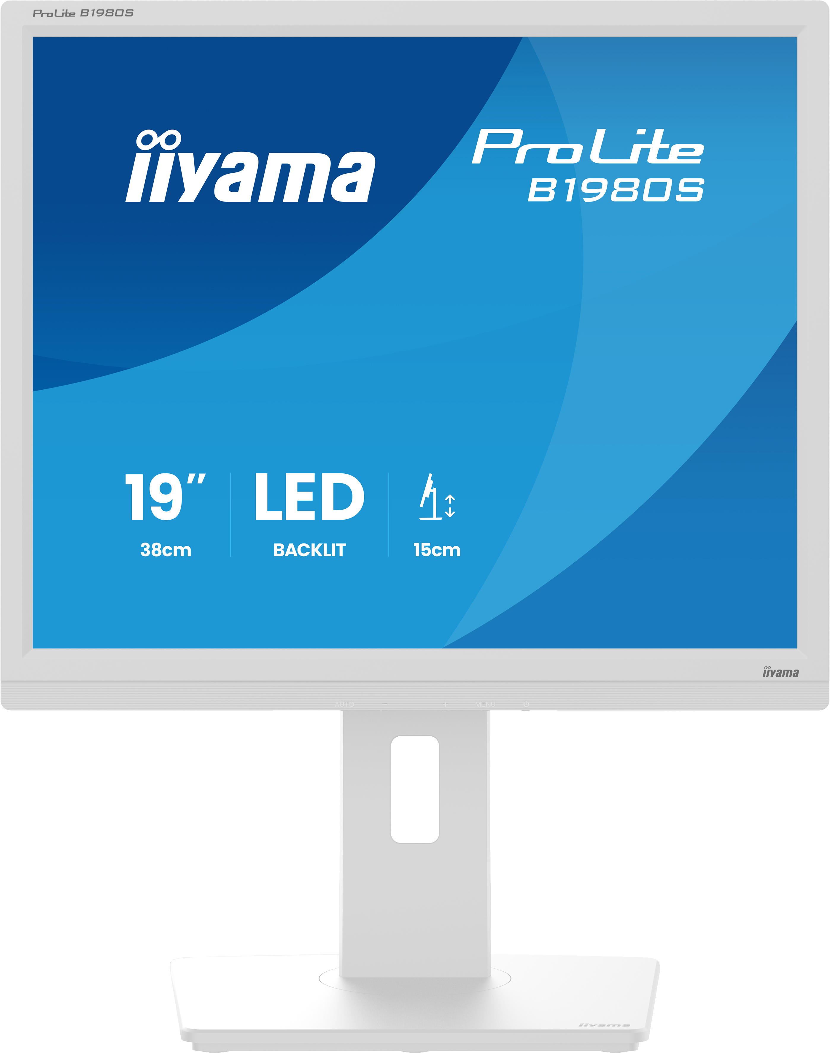 iiyama ProLite B1980S-W1 computer monitor 48.3 cm (19) 1280 x 1024 pixels SVGA LED White