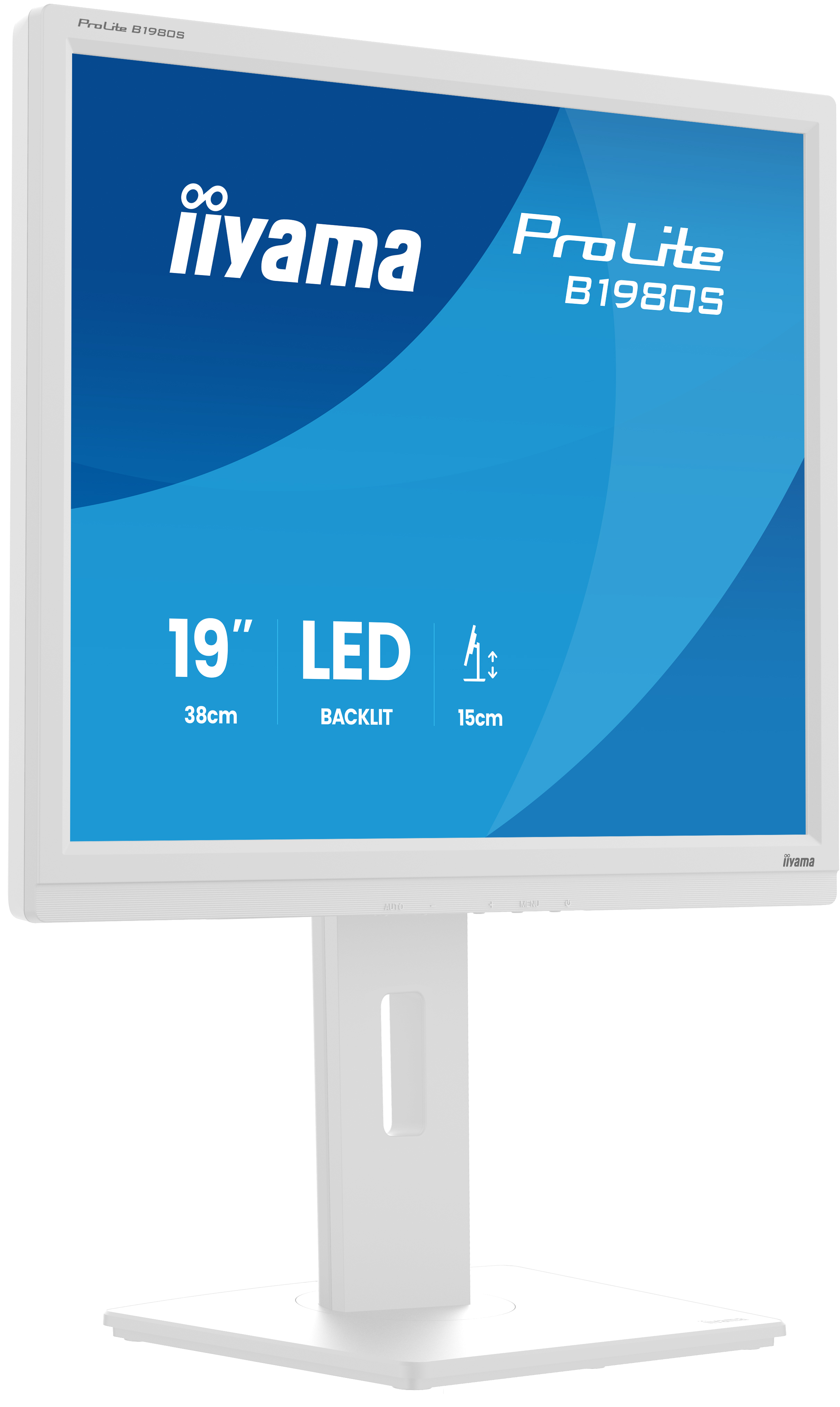 iiyama ProLite B1980S-W1 computer monitor 48.3 cm (19) 1280 x 1024 pixels SVGA LED White