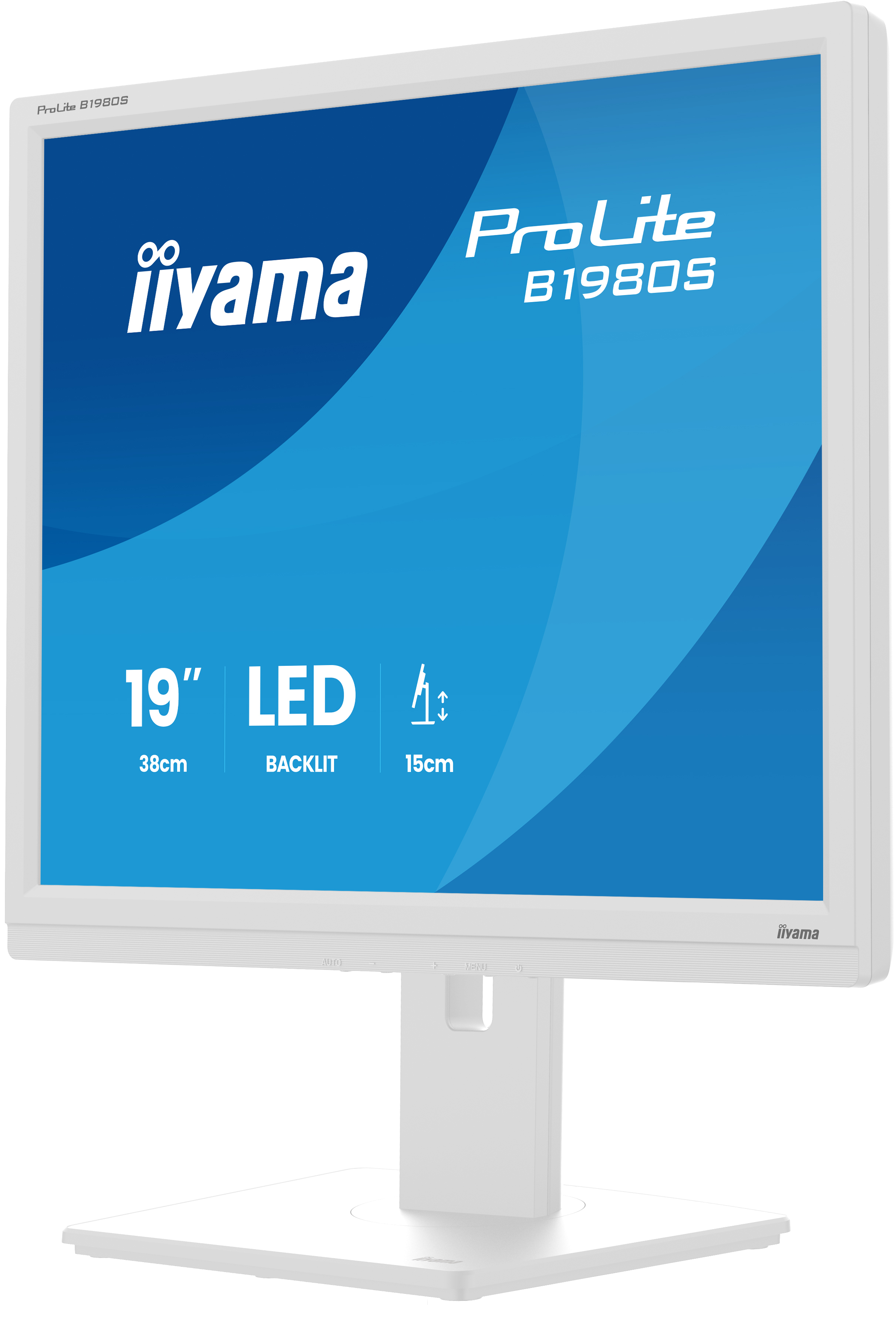 iiyama ProLite B1980S-W1 computer monitor 48.3 cm (19) 1280 x 1024 pixels SVGA LED White
