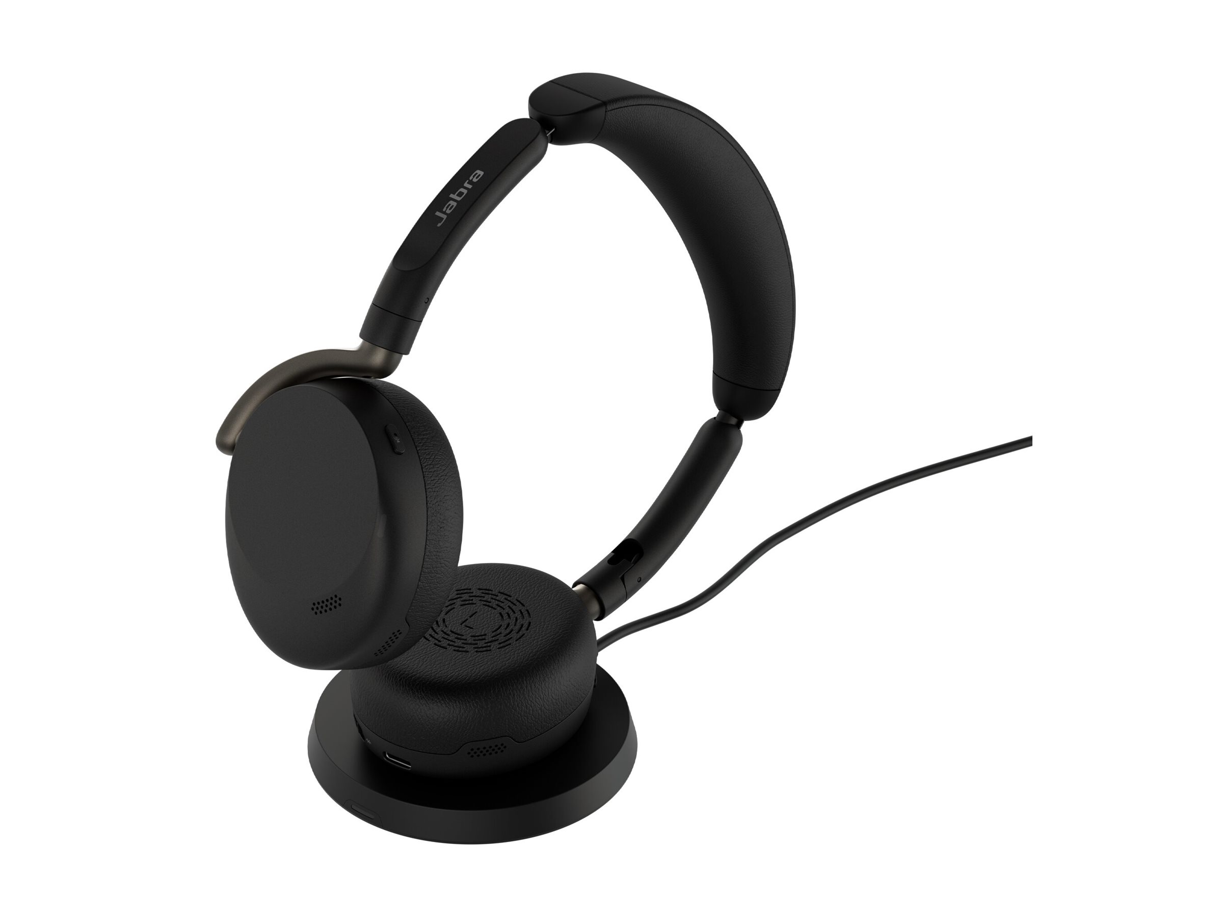 Jabra Evolve3 65 Flex UC - USB-A with Dongle - Black (Wireless Charging Pad)