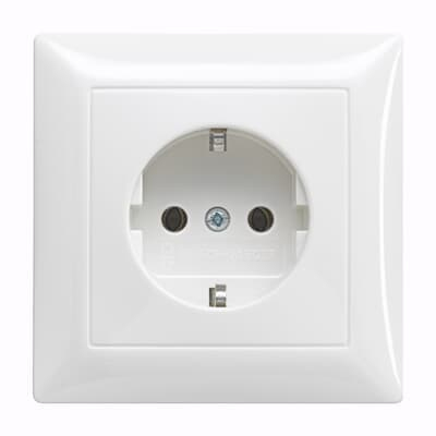 Busch-Jaeger 20 EUJ-914 presa energia CEE 7/3 Bianco