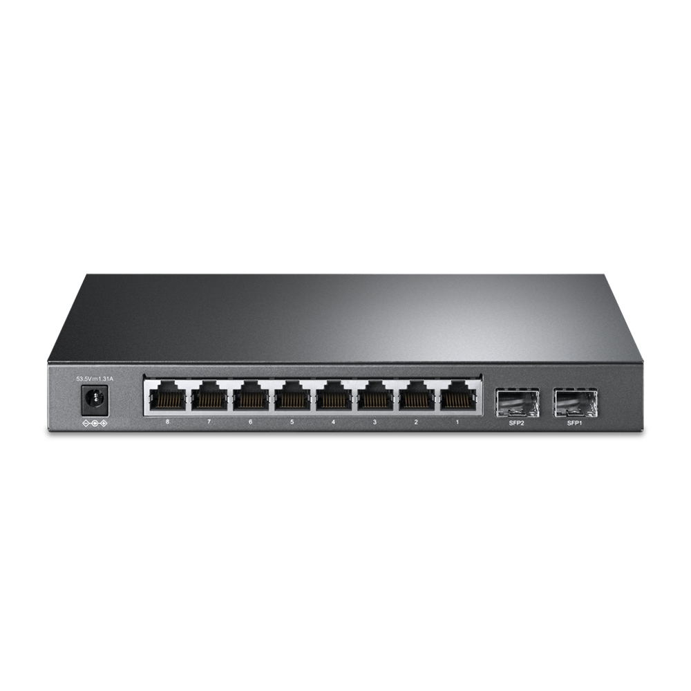 TP-Link TL-SG2210P G�r� L2 Gigabit Ethernet (10/100/1000) Connexion Ethernet, supportant lalimentation via ce port (PoE) Noir