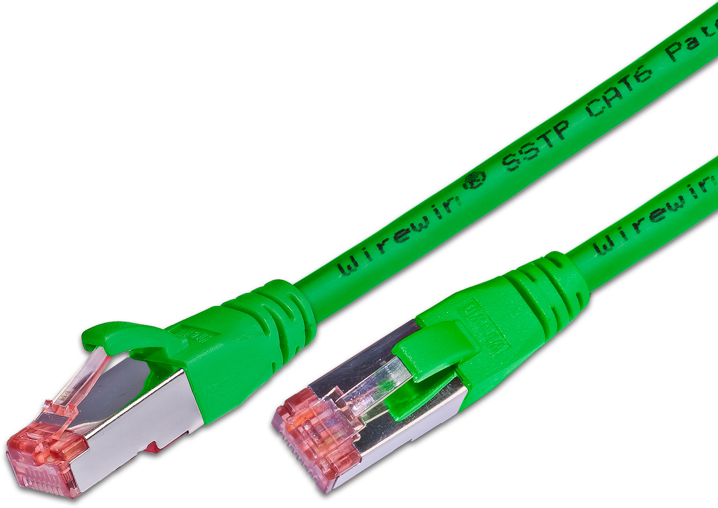 Wirewin S/FTP CAT6 0.25m c�ble de r�seau Vert 0,25 m S/FTP (S-STP) Rond