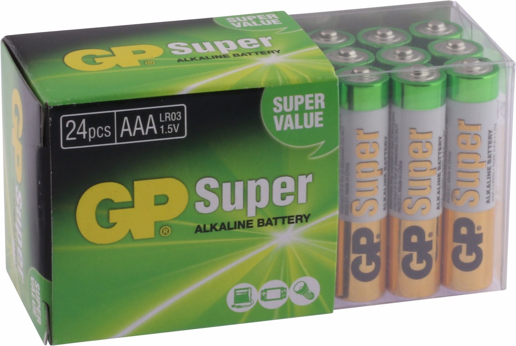 GP Batteries Super Alkaline AAA - 24