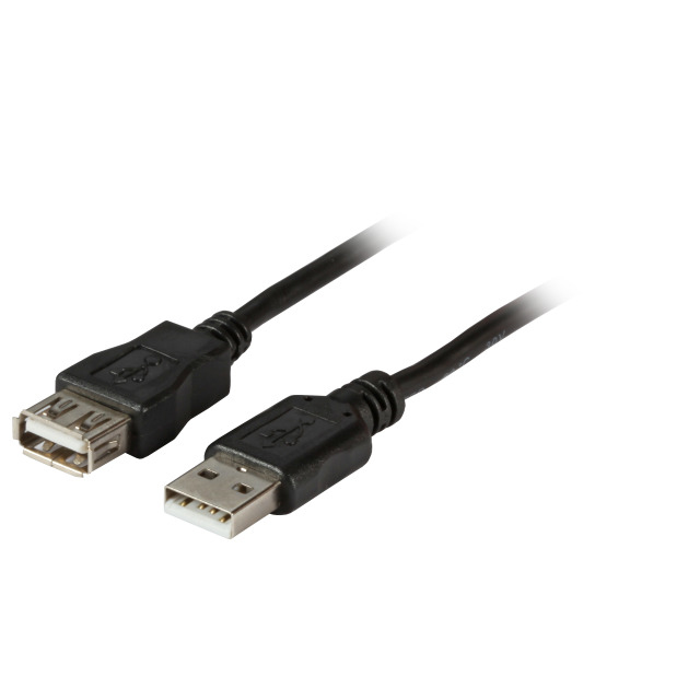 EFB Elektronik K5248SW.1,8 cavo USB 1,8 m USB 2.0 USB A Nero