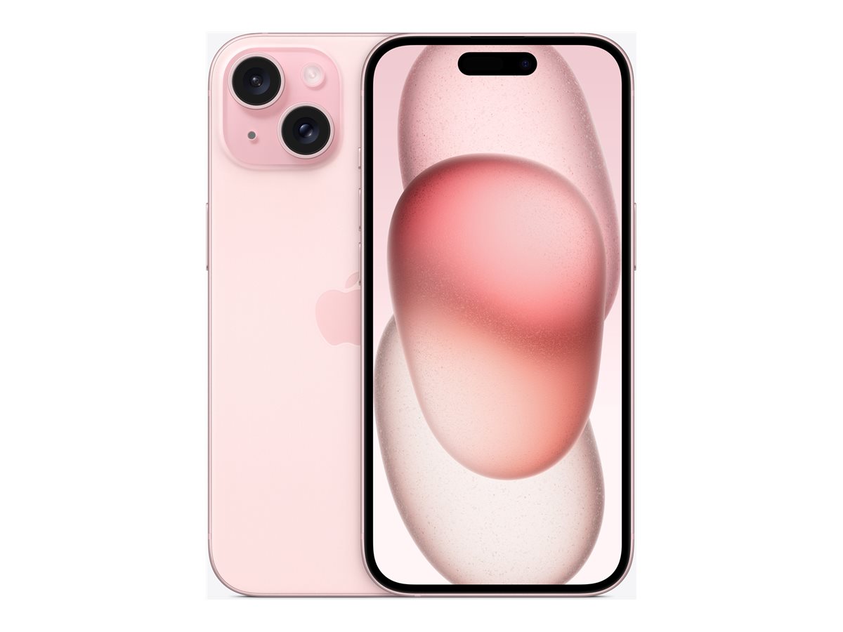 Apple iPhone 15 15,5 cm (6.1) Double SIM iOS 17 5G USB Type-C 128 Go Rose