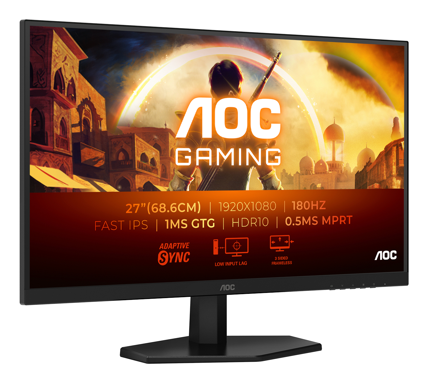 AOC G4 27G42E pantalla para PC 68,6 cm (27) 1920 x 1080 Pixeles Full HD LCD Negro