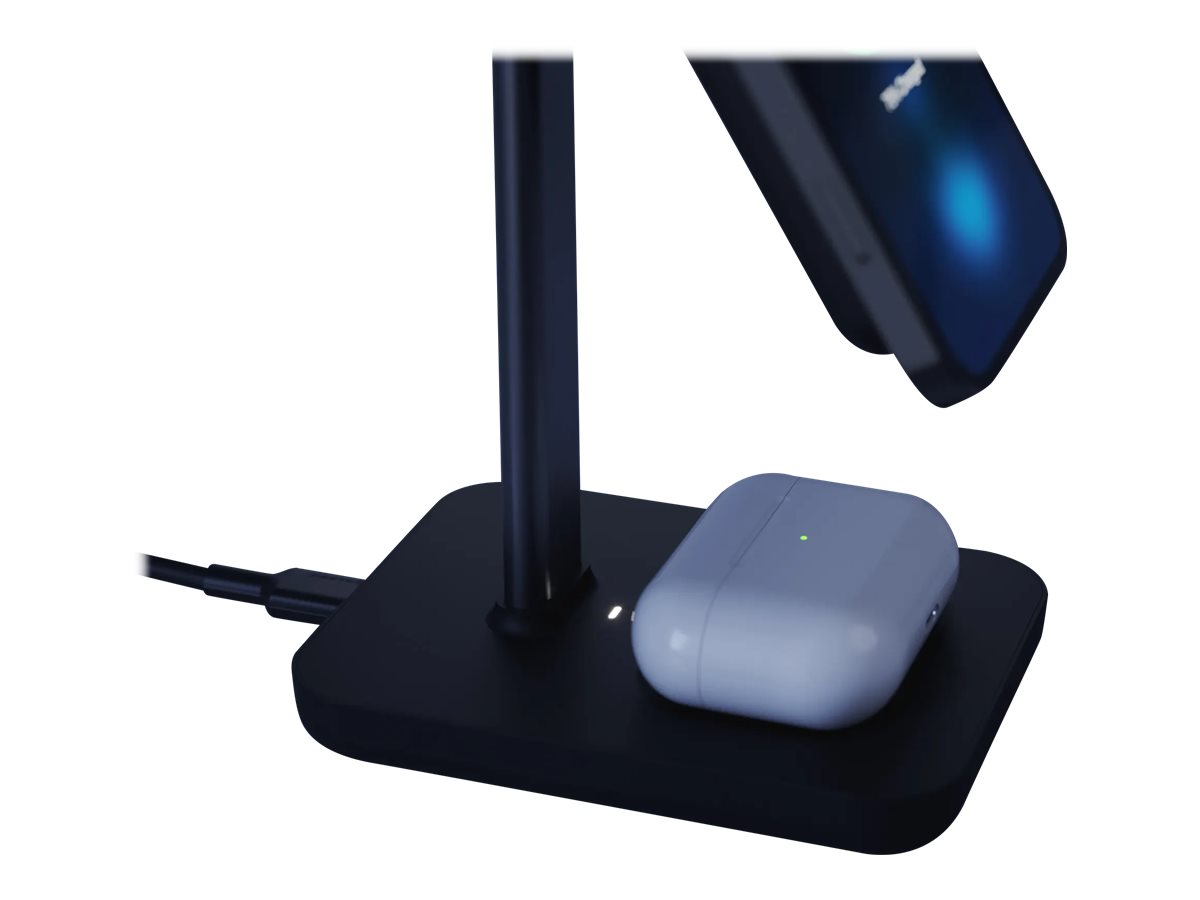 ALOGIC JMS31SBK mobile device charger Smartwatch, Headset, Smartphone Black Wireless charging Indoor