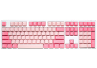 Ducky One 3 Gossamer Pink Gaming Tastatur - MX-Ergo-Clear US