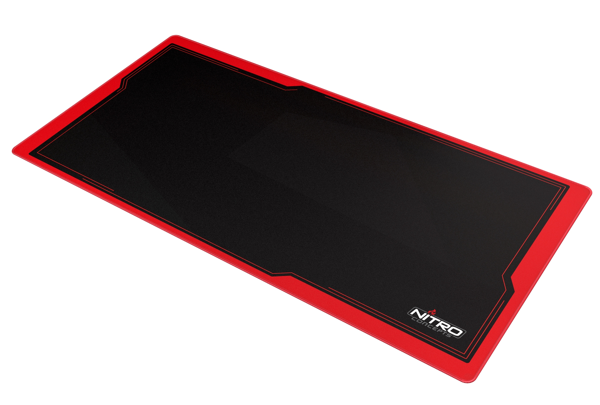 Nitro Concepts DM12 Alfombrilla de rat�n para juegos Negro, Rojo