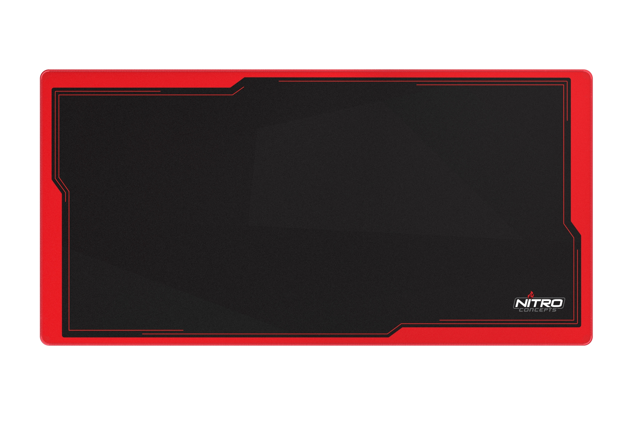 Nitro Concepts DM12 Alfombrilla de rat�n para juegos Negro, Rojo
