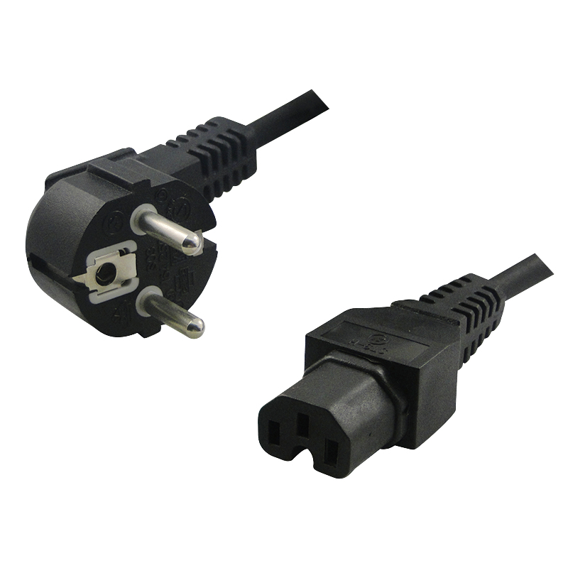 LogiLink Stromkabel - IEC 60320 C15 bis CEE 7/7 (S)