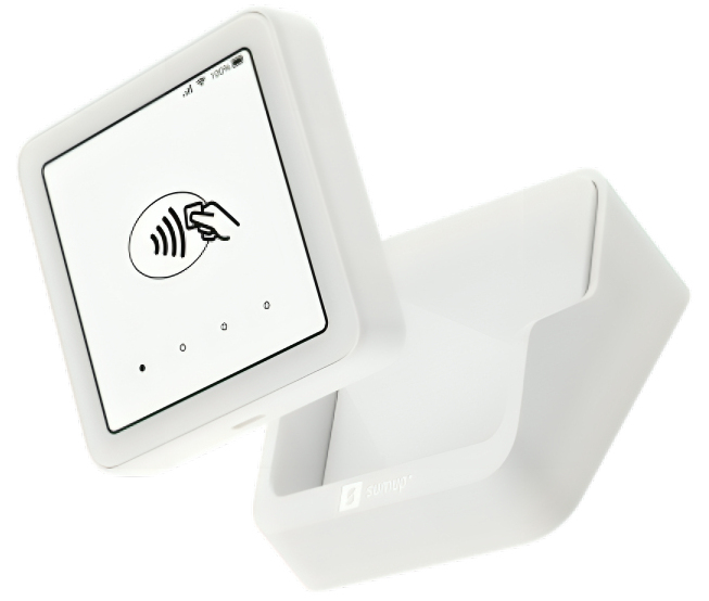 SumUp Solo lettore di card readers Batteria Wi-Fi Bianco