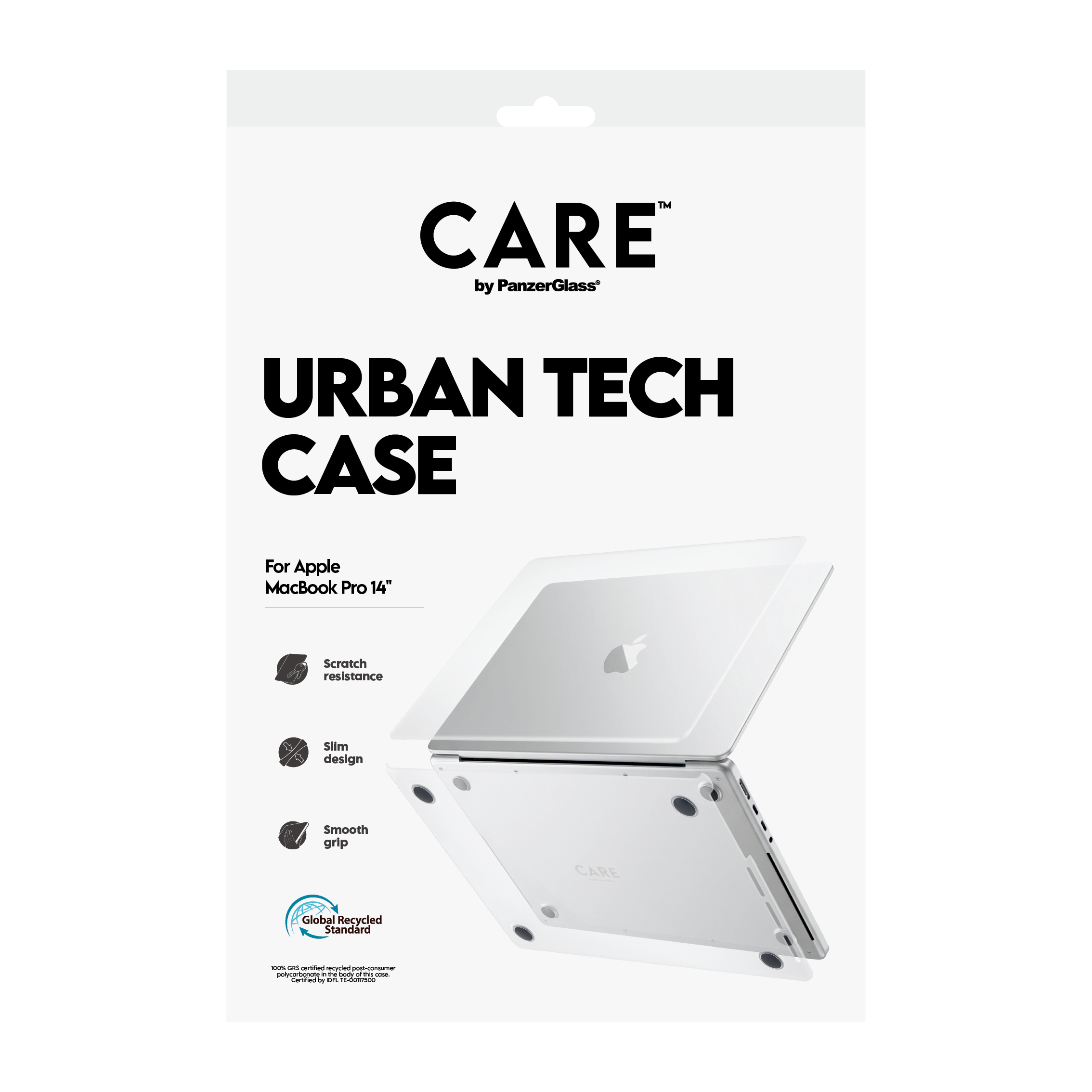 PanzerGlass CARE by � Case Transparent Macbook Pro 14 M1 | M2 | M3 | M4 | M5 coque de protection pour t�l�phones portables Housse