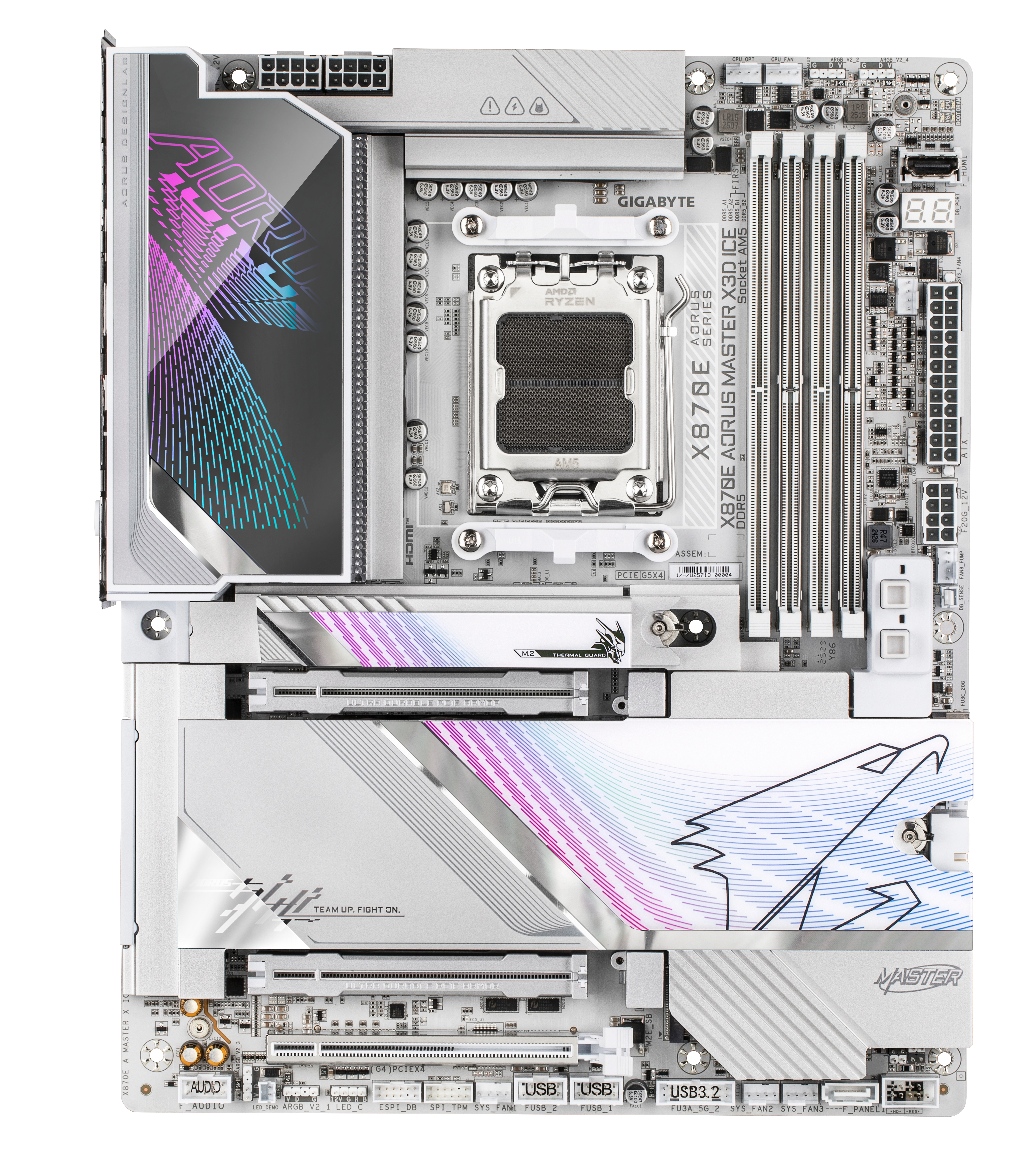 Gigabyte X870E A MASTER X ICE AM5 - Mainboard - AMD Sockel AM5 (Ryzen Zen4)